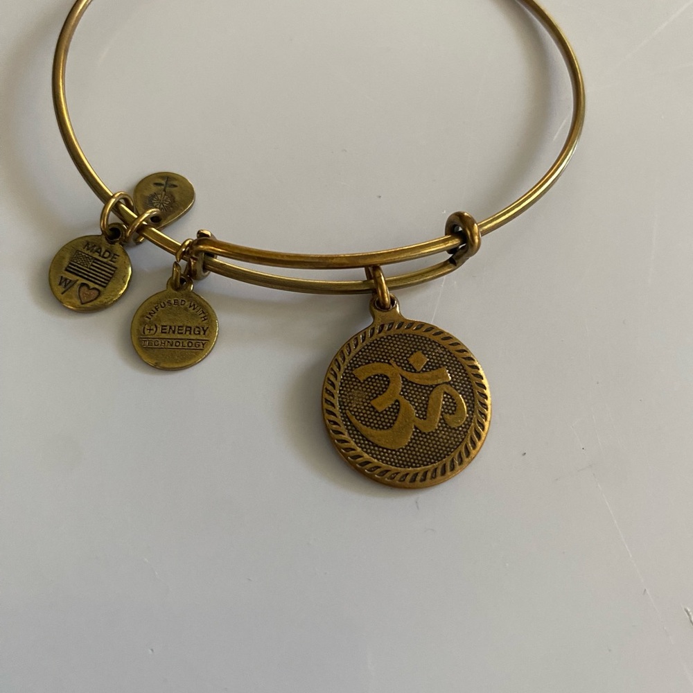 Alex and Ani Gold Charm Bracelet